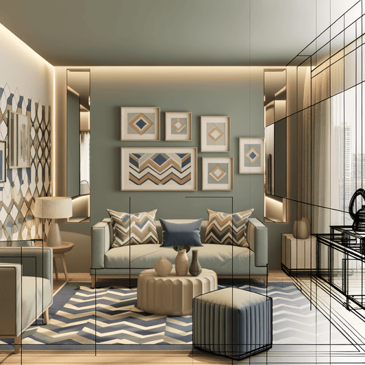 Geometric Patterns Create Sensory Bliss in Mumbai Home Design - Cosas y Punto
