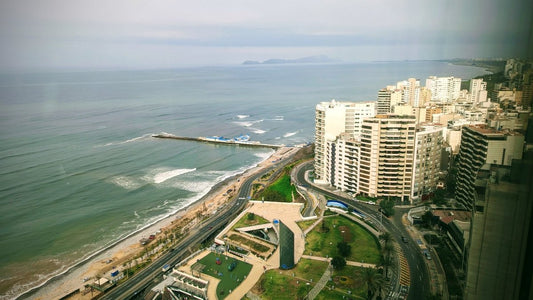 The Coastal Beauty of Miraflores in Lima Peru: A Landscape Photography Journey for Serene Wall Art - Cosas y Punto