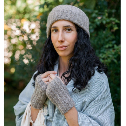 Autumn Ribbed Alpaca Ear Warmer - Cosas y Punto