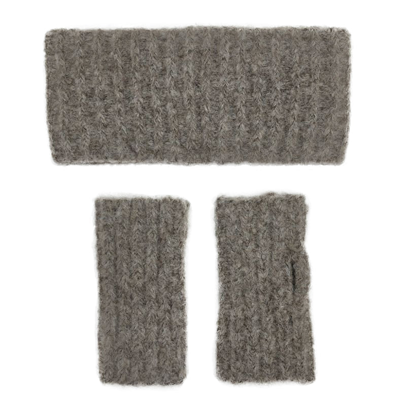 Autumn Ribbed Alpaca Ear Warmer - Cosas y Punto