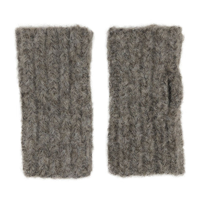 Autumn Ribbed Alpaca Gloves - Cosas y Punto