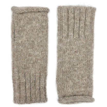 Beige Essential Knit Alpaca Gloves - Cosas y Punto