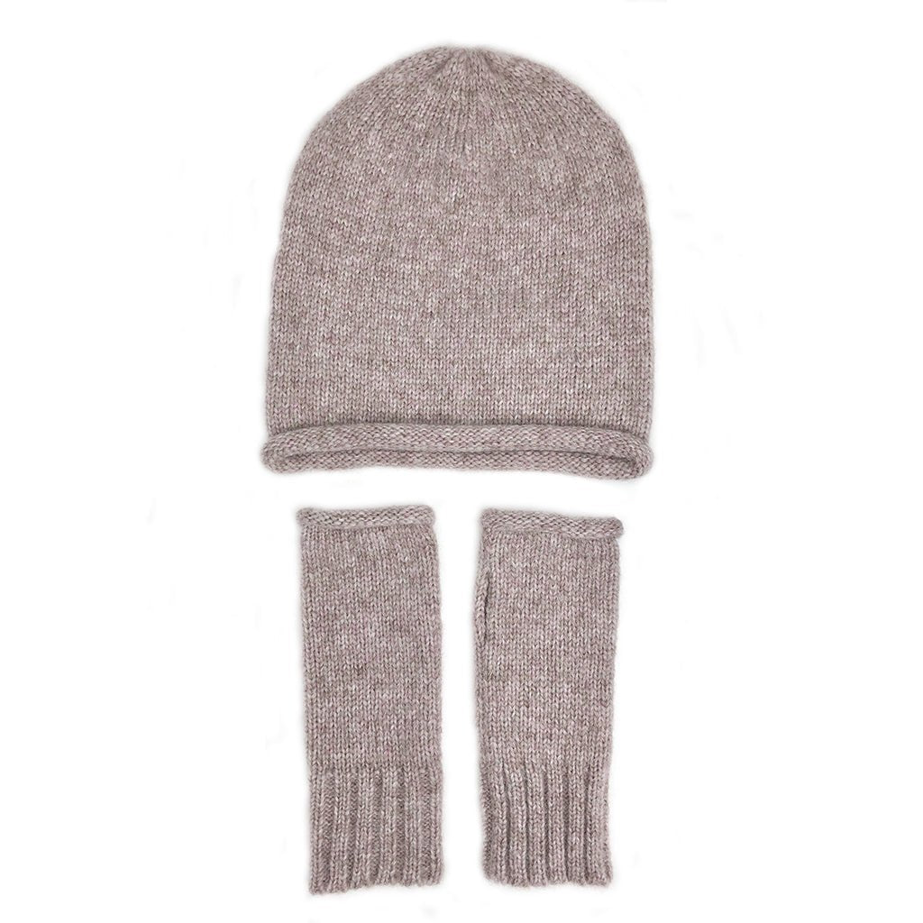 Blush Essential Knit Alpaca Beanie - Cosas y Punto
