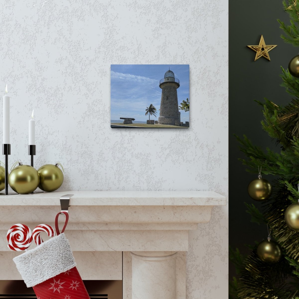 Boca Chita Lighthouse on Canvas - Cosas y Punto