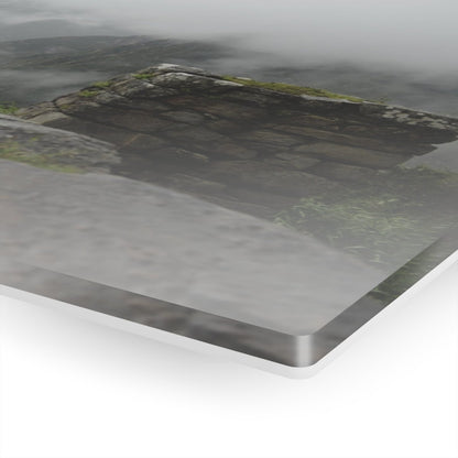 Clouds Passing Machu Picchu on Acrylic Glass Wall Art - Cosas y Punto
