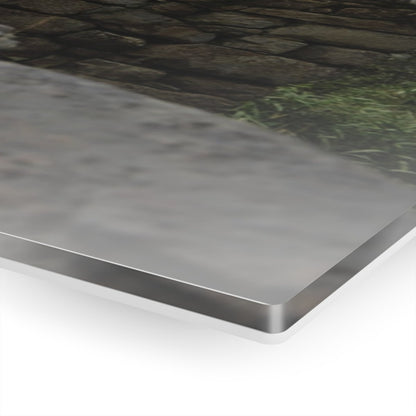 Clouds Passing Machu Picchu on Acrylic Glass Wall Art - Cosas y Punto