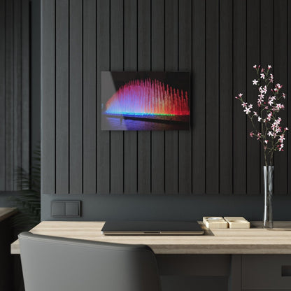 Fuente del Arco Iris in Peru on Acrylic Glass Wall Art - Cosas y Punto