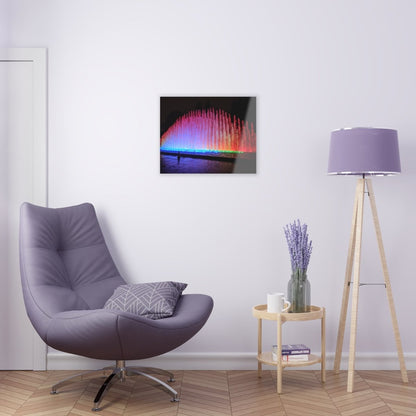 Fuente del Arco Iris in Peru on Acrylic Glass Wall Art - Cosas y Punto