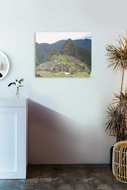 Machu Picchu on Acrylic Glass Wall Art - Cosas y Punto