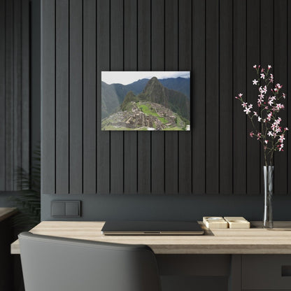 Machu Picchu on Acrylic Glass Wall Art - Cosas y Punto
