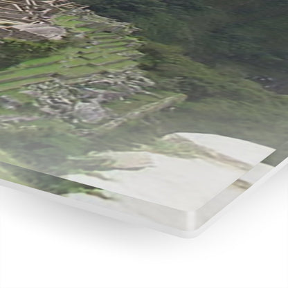 Machu Picchu on Acrylic Glass Wall Art - Cosas y Punto