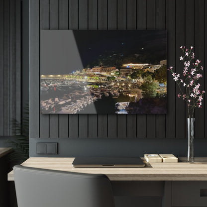 Maratea Bay at night on Acrylic Glass Wall Art - Cosas y Punto