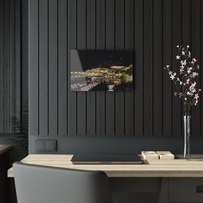 Maratea Bay at night on Acrylic Glass Wall Art - Cosas y Punto
