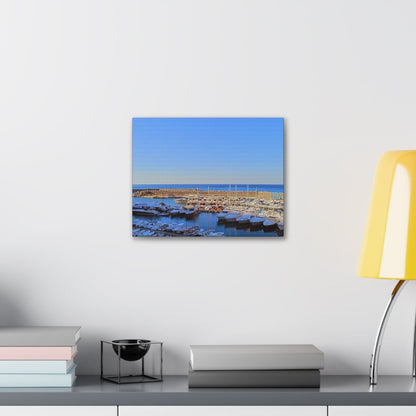 Marina in Maratea Bay on Canvas - Cosas y Punto