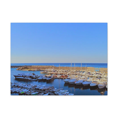 Marina in Maratea Bay on Canvas - Cosas y Punto