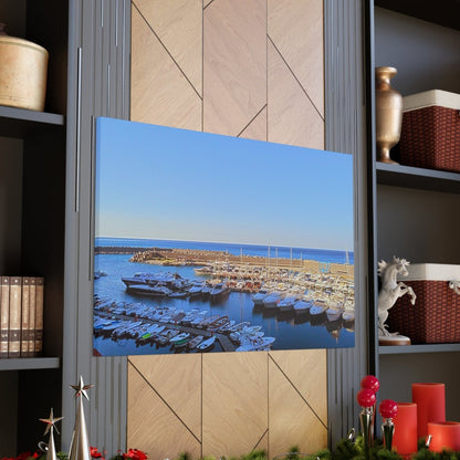 Marina in Maratea Bay on Canvas - Cosas y Punto