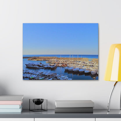 Marina in Maratea Bay on Canvas - Cosas y Punto
