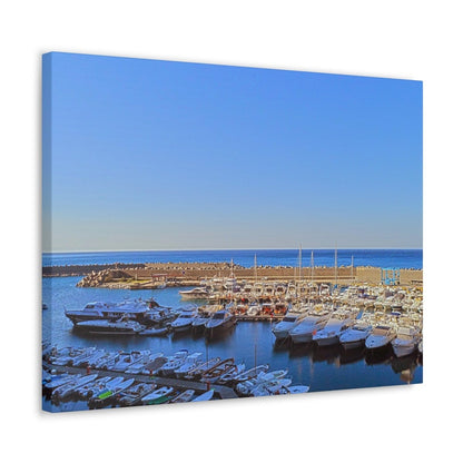 Marina in Maratea Bay on Canvas - Cosas y Punto