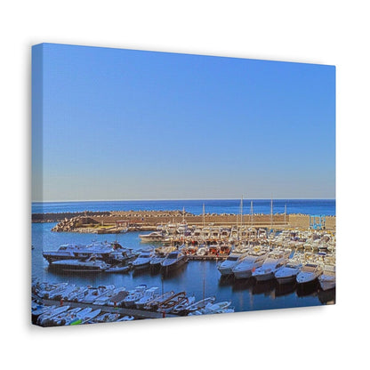 Marina in Maratea Bay on Canvas - Cosas y Punto