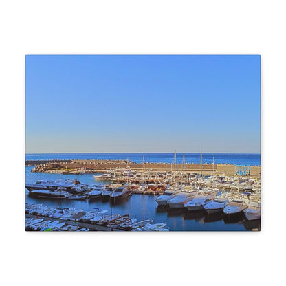 Marina in Maratea Bay on Canvas - Cosas y Punto
