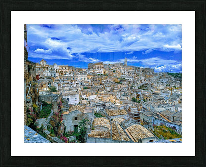 Matera's Timeless Elegance: A Captivating Fine Art Print - Cosas y Punto