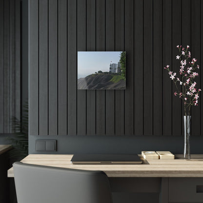 Miraflores Lighthouse in Lima Peru on Acrylic Glass Wall Art - Cosas y Punto