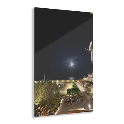 Moon over Maratea on Acrylic Glass Wall Art - Cosas y Punto