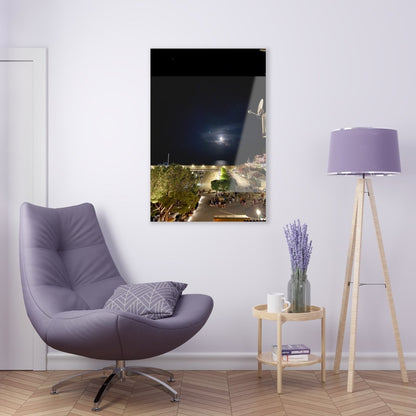 Moon over Maratea on Acrylic Glass Wall Art - Cosas y Punto