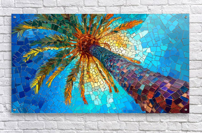 Neon Palm Vista - Wall Art - Cosas y Punto