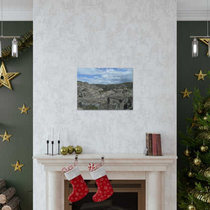 Overlooking Sassi di Matera on Canvas - Cosas y Punto