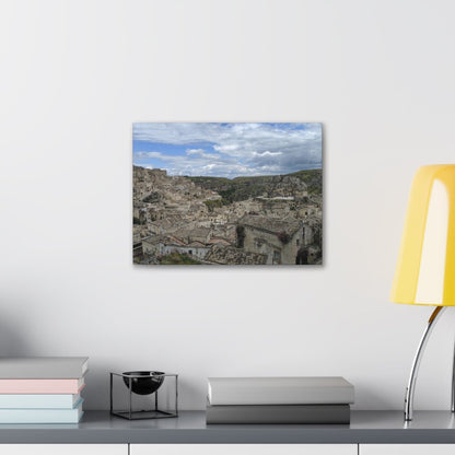 Overlooking Sassi di Matera on Canvas - Cosas y Punto