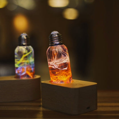 Resin LED Lightbulb - 4-Pack LED Lights - Alice, Tango, Youth and Memory - Cosas y Punto