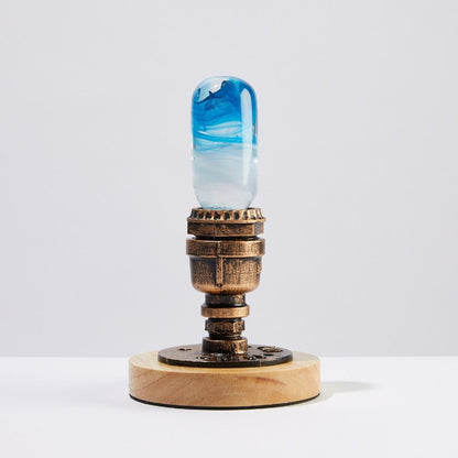 Resin LED Lightbulb - Blue - Cosas y Punto