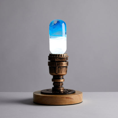 Resin LED Lightbulb - Blue - Cosas y Punto