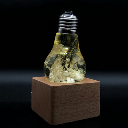 Resin LED Lightbulb Gift Set - 3-Pack LED Lights - Yellow, Pink and Blue - Cosas y Punto