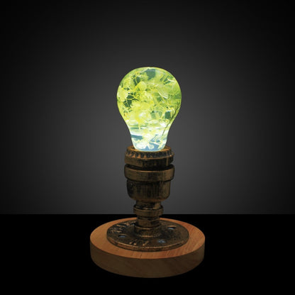 Resin LED Lightbulb - Yellow Hydrangea - Cosas y Punto