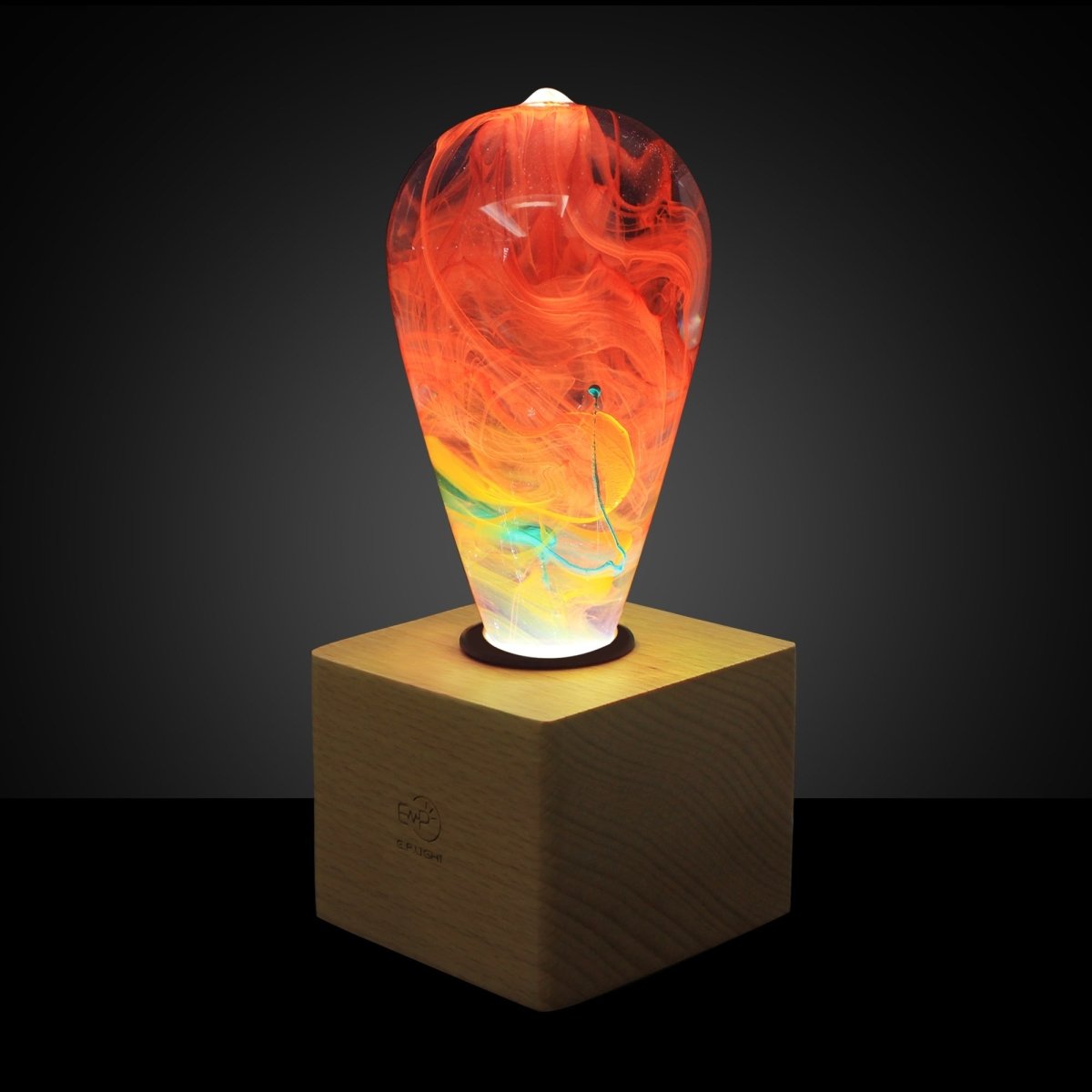 Resin LED Lightbulbs - 3-Pack LED Bulbs - Nebula, Twilight and Solar Corona - Cosas y Punto