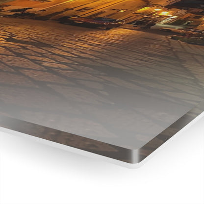 Sarconi, Italy at night on Acrylic Glass Wall Art - Cosas y Punto