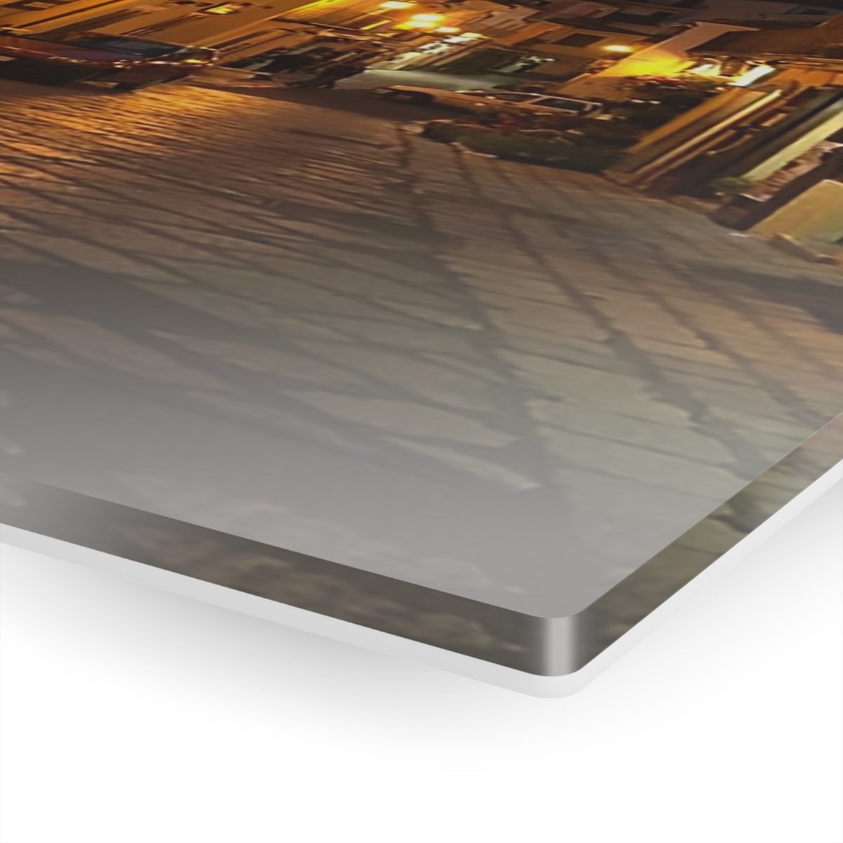 Sarconi, Italy at night on Acrylic Glass Wall Art - Cosas y Punto