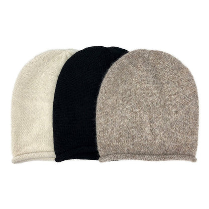 Snow Essential Knit Alpaca Beanie - Cosas y Punto