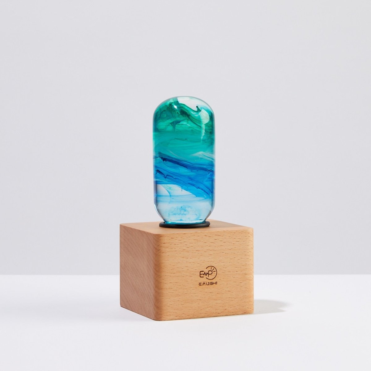 Table Lamp with Resin LED Lightbulb - Prairie - Cosas y Punto